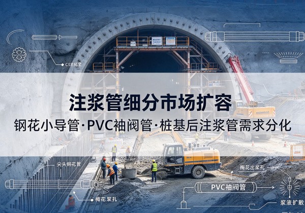 临夏注浆管细分市场扩容，隧道钢花小导管、PVC 袖阀管、桩基后注浆管需求分化